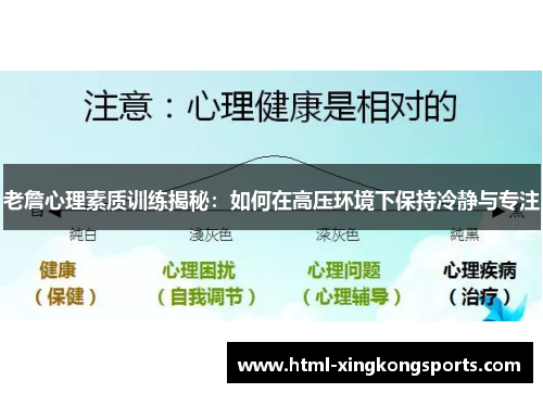 老詹心理素质训练揭秘：如何在高压环境下保持冷静与专注
