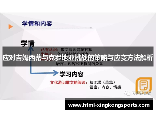 应对吉姆西蒂与克罗地亚挑战的策略与应变方法解析